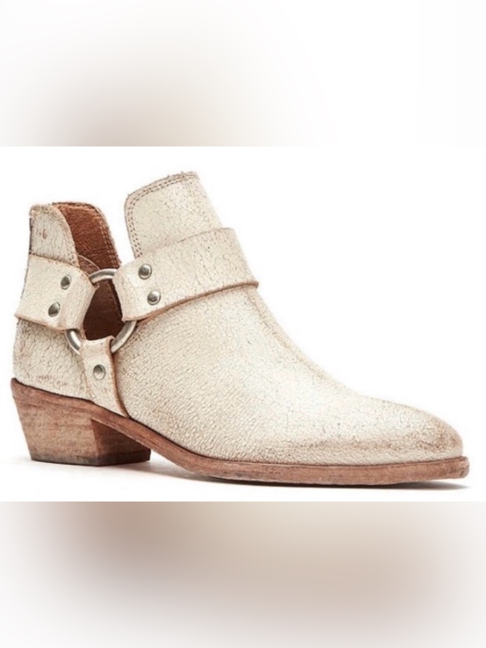 Frye harness Back Zip Bootie- Only Trued on Comes With Original Box